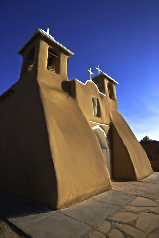 San Francisco De Asis Church Painting by Lou Novick San Francisco De Asis Church Painting by Lou Novick