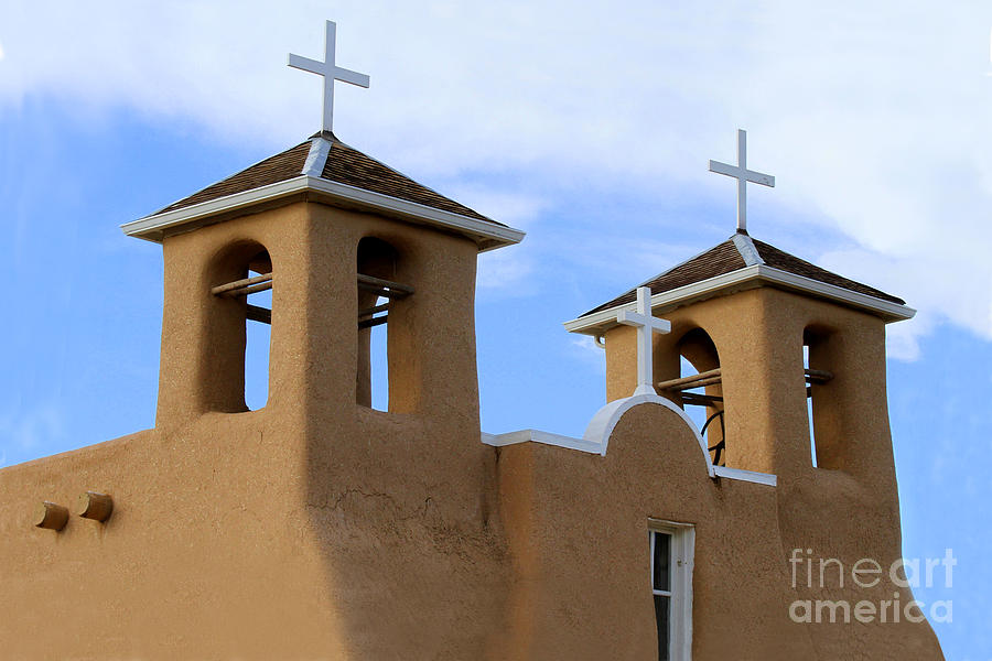 San Francisco de Asis Mission Bell Towers Photograph by Catherine Sherman