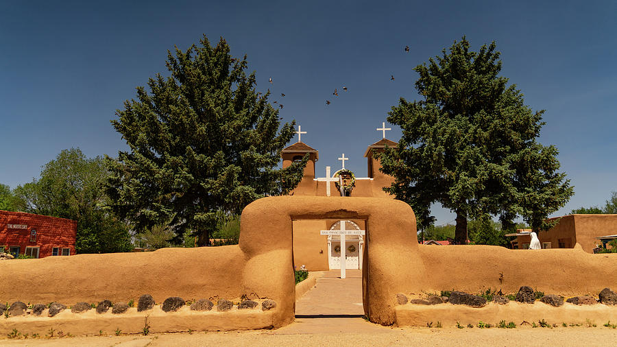 San Francisco de Assisi Mission Church Taos New Mexico Photograph by Lawrence S Richardson Jr