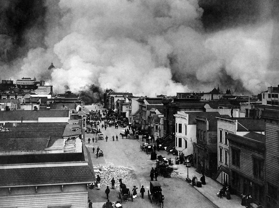 San Francisco Earthquake Aftermath - 1906 Photograph by War Is Hell Store