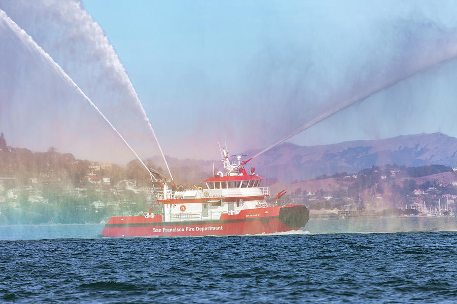 San Francisco Fireboat 3 Photograph by Rick Pisio