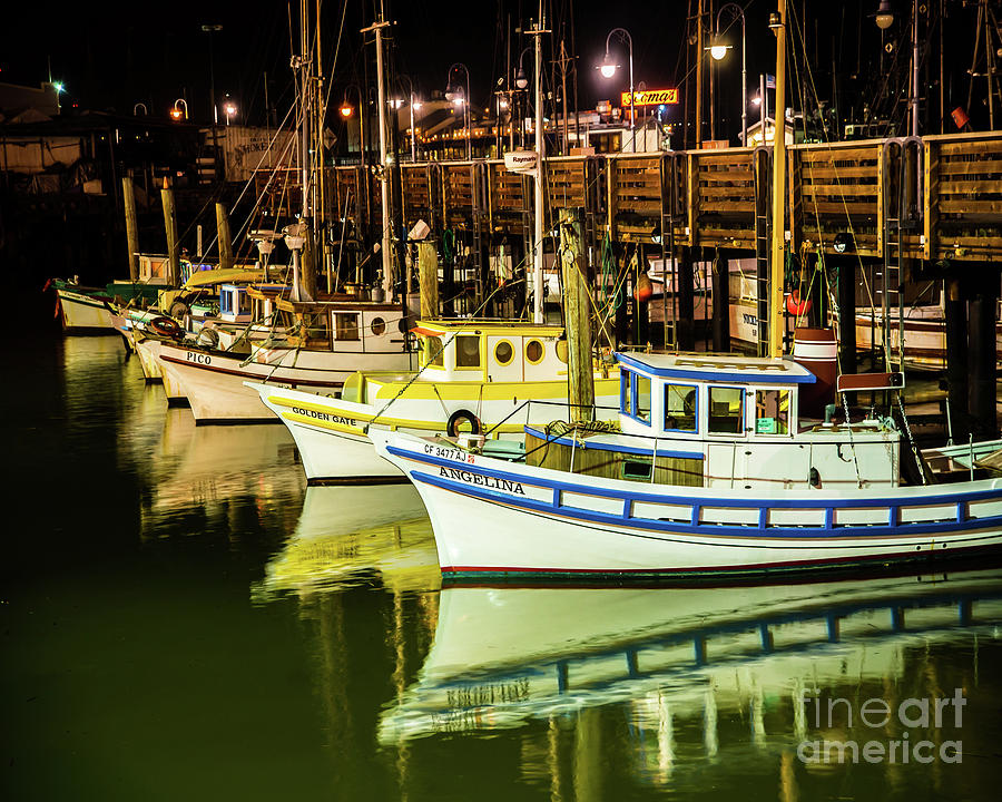 San Francisco Fishermans Wharf Photograph by Michael Tidwell