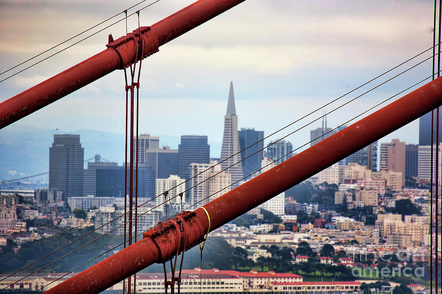 San Francisco GG view  Photograph by Chuck Kuhn