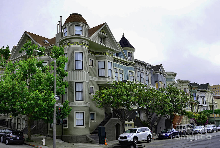 San Francisco Houses Photograph by Debby Pueschel