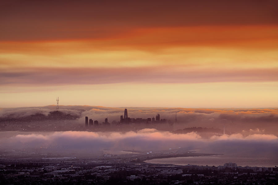 San Francisco In Smoke and Fog Photograph by Vincent James