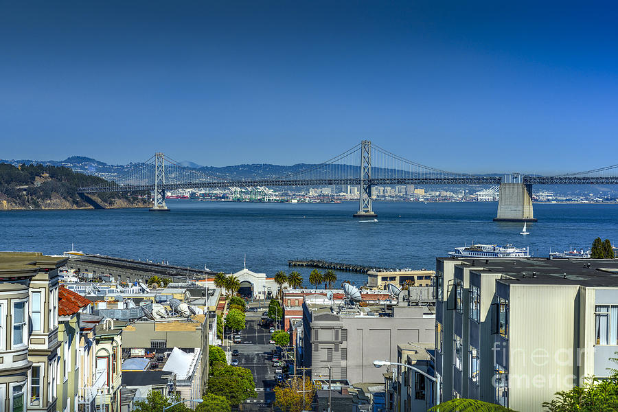 San Francisco Oakland Bay Bridge Photograph by David Zanzinger