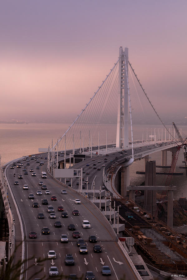 San Francisco Oakland Bridge Photograph by Alexander Fedin