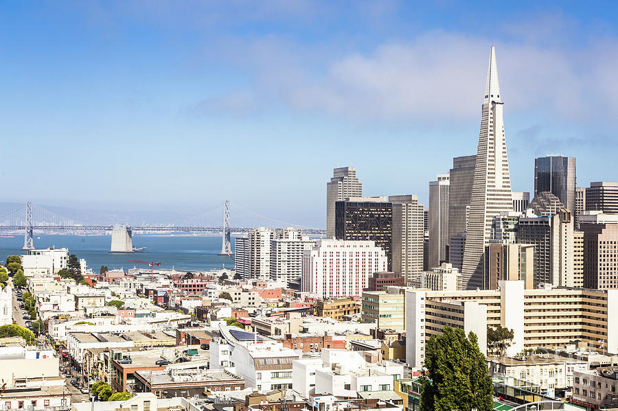 San Francisco skyline.  Photograph by Didier Marti