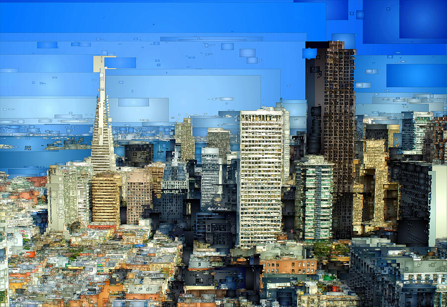 San Francisco Skyline Digital Art by Rafael Salazar