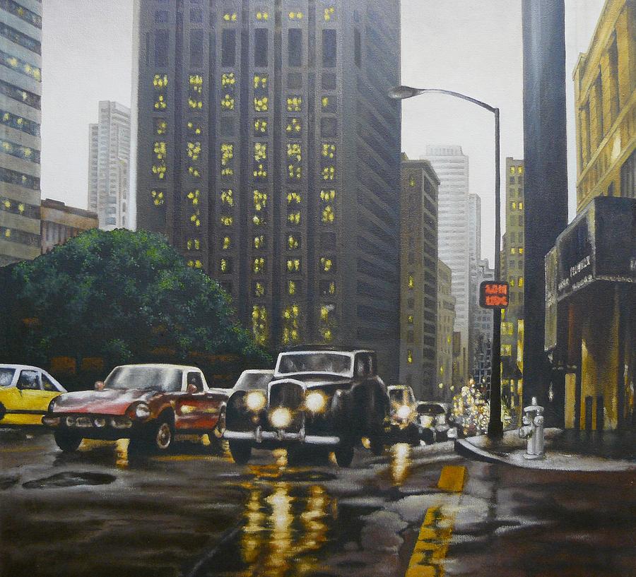 San Francisco Streets Painting by Michael Frank