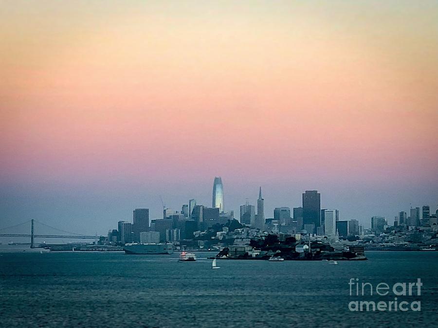 San Francisco Sunset Photograph - San Francisco Sunset by Carmin Wong San Francisco Sunset Photograph - San Francisco Sunset by Carmin Wong
