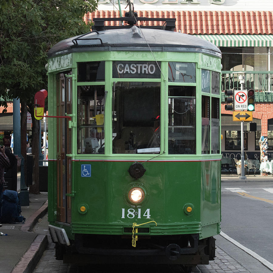 San Francisco trolley Castro Photograph by Paul Freidlund