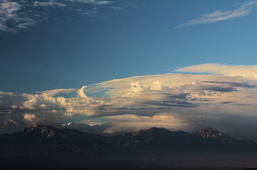 San Gabriel Mountains Clouds Formation   Photograph by Viktor Savchenko