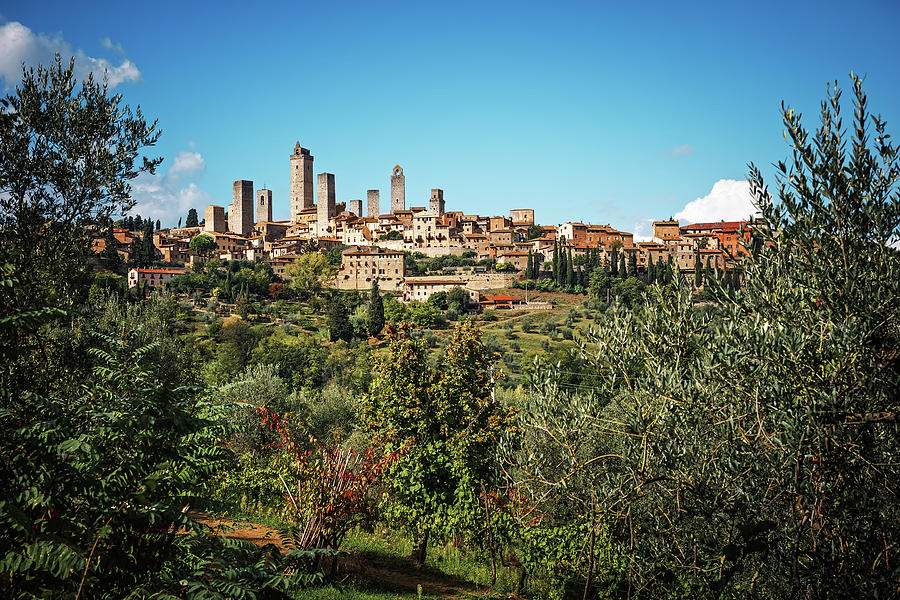 San Gimignano Skyline Photograph By Alexander Voss - Pixels