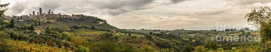 San Gimignano vista Photograph by Howard Ferrier