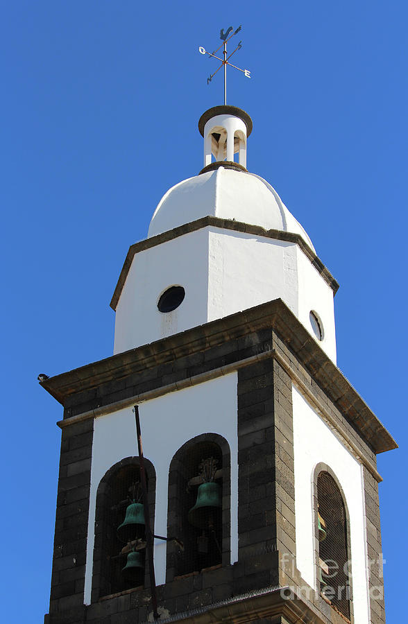 Church Photograph - San Gines Bell Tower by Eddie Barron