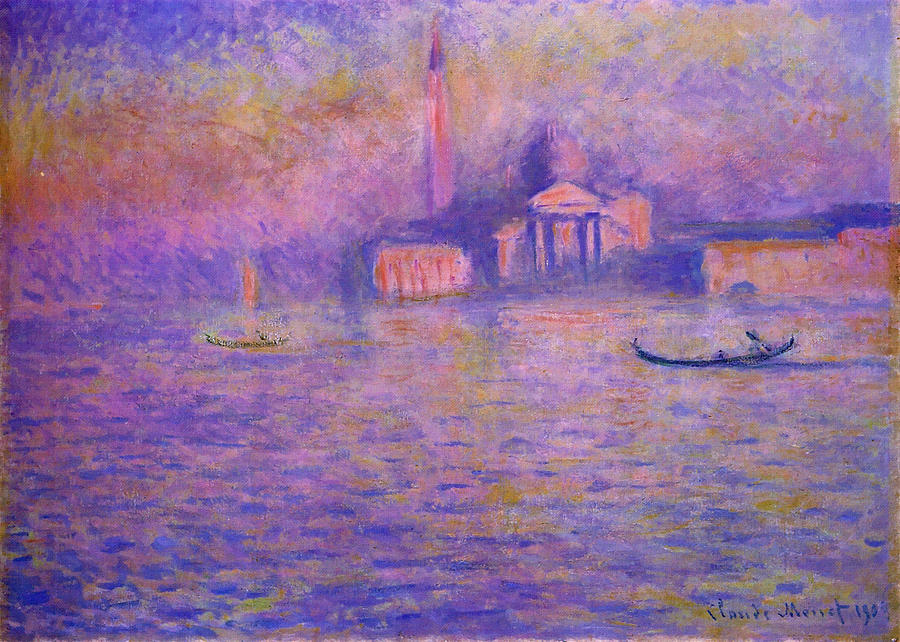 San Giorgio Maggiore Painting by Claude Monet