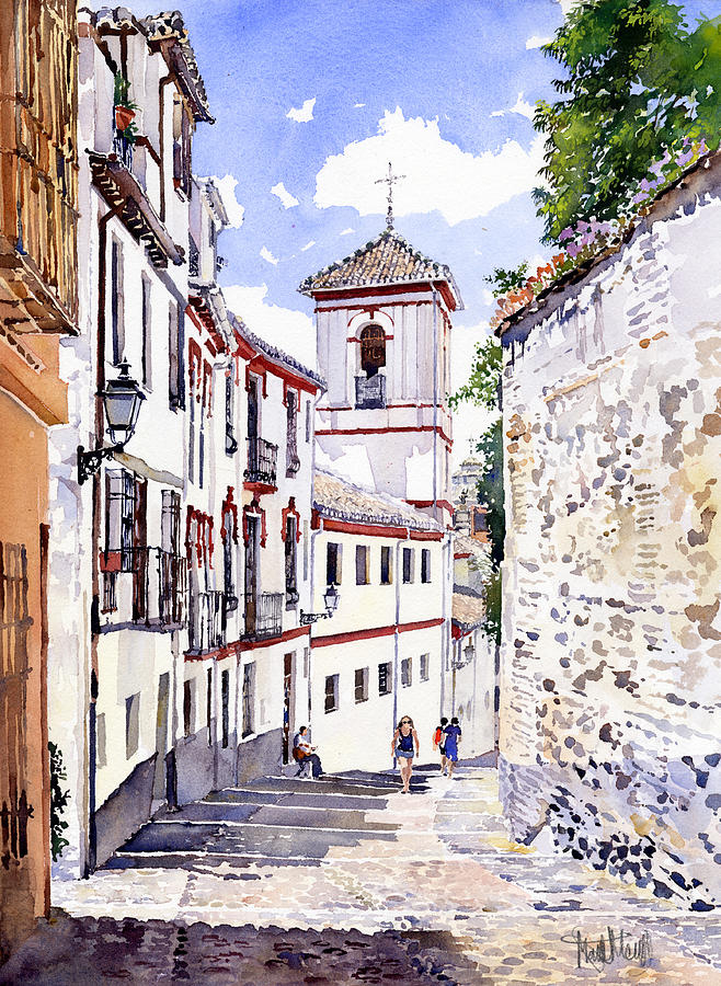 Architecture Painting - San Gregorio Granada by Margaret Merry