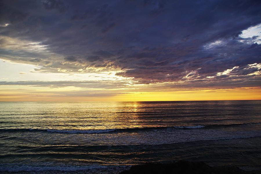 Clouds Photograph - San Gregorio Sunset by Michael Courtney