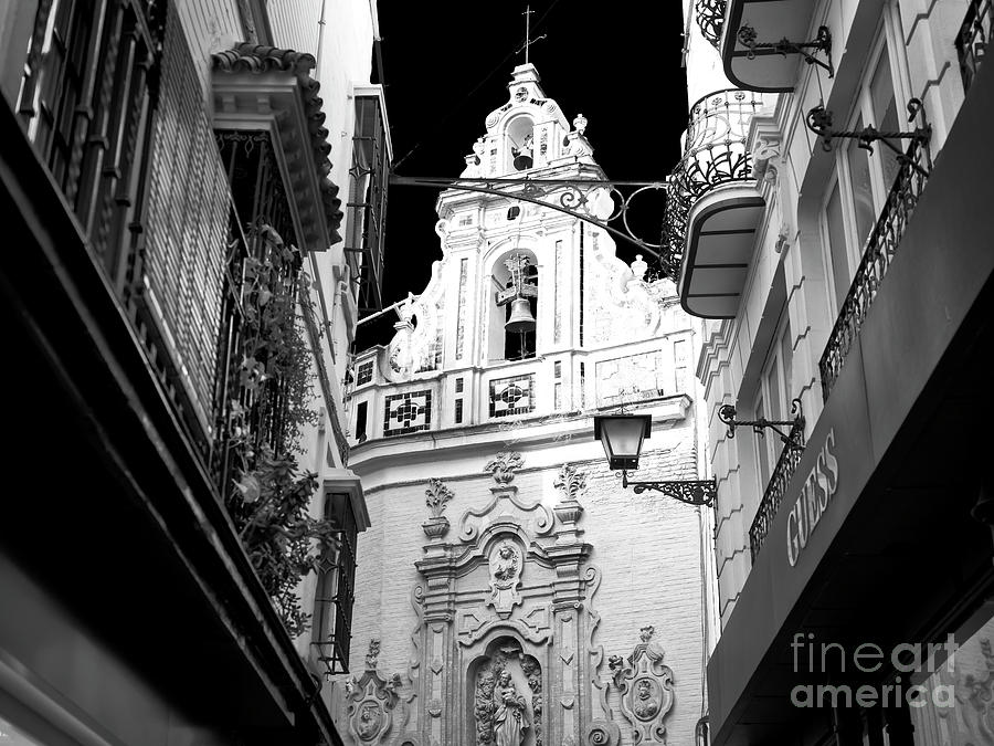 Seville San Jose Chapel Bell Tower Photograph by John Rizzuto
