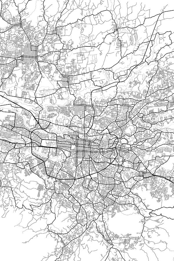 San Jose Costa Rica Road Map