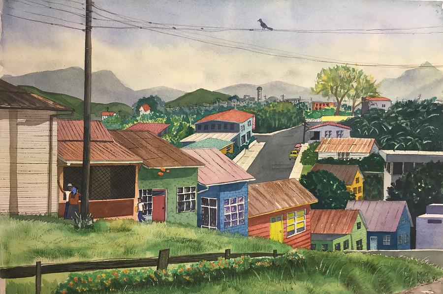 San Jose, Costa Rica Painting by Mike King