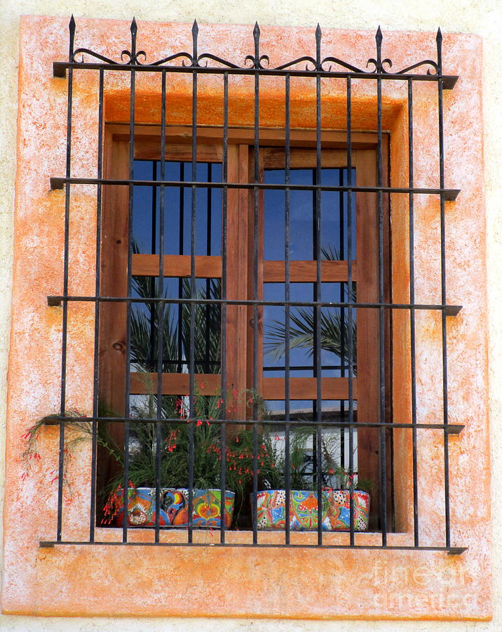 San Jose Del Cabo Window 1 Photograph by Randall Weidner