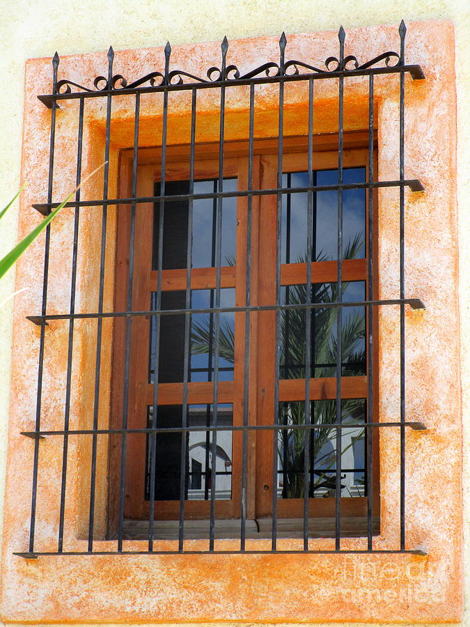San Jose Del Cabo Window 2 Photograph by Randall Weidner