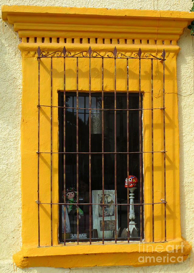 San Jose Del Cabo Window 3 Photograph by Randall Weidner