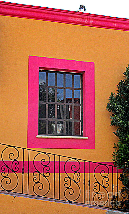 San Jose Del Cabo Window 5 Photograph by Randall Weidner