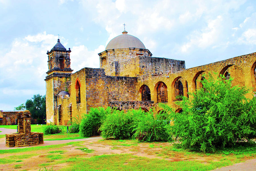 San Jose Mission 1720 Photograph By Nancy Jenkins - Fine Art America