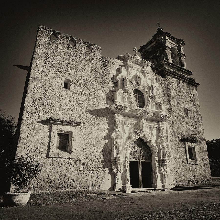 San Jose Mission - San Antonio Photograph by Stephen Stookey