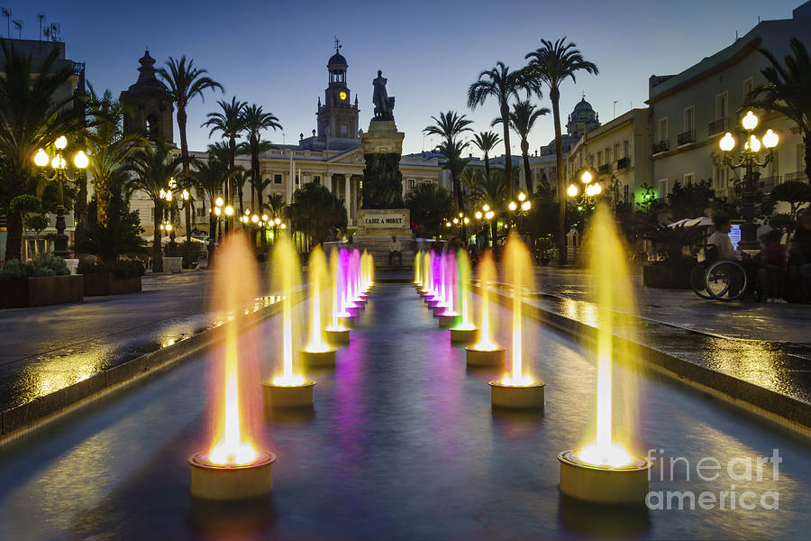 San Juan de Dios Town Hall Square Cadiz Spain Photograph by Pablo Avanzini