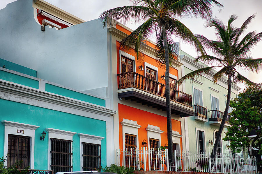 Architecture Photograph - San Juan Street Colors by George Oze