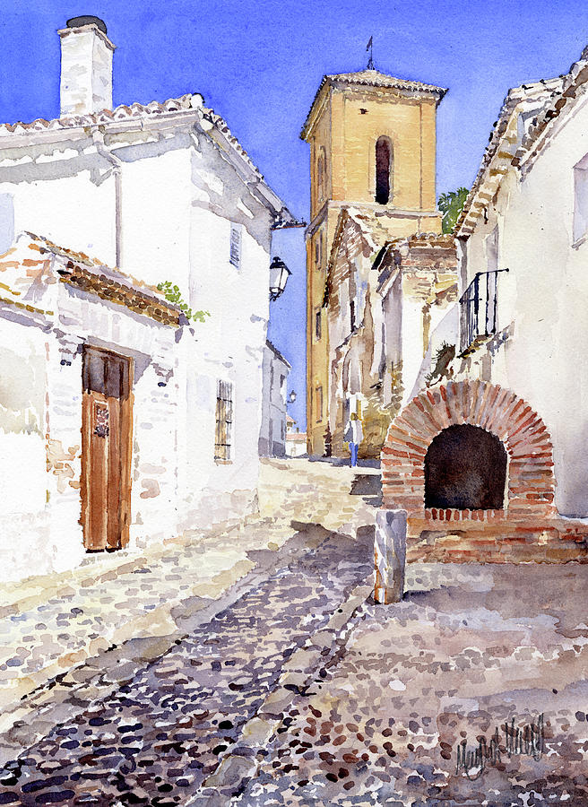 San Luis Granada Painting by Margaret Merry