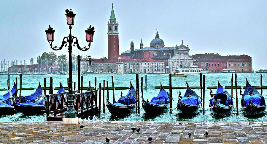 San Marco with Gondolas Photograph by Frozen in Time Fine Art Photography