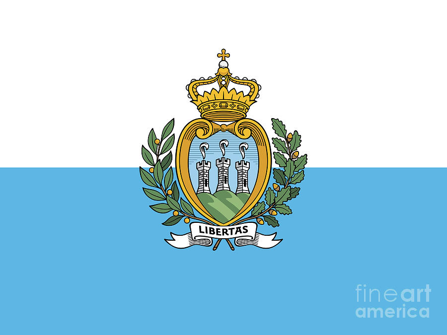 San Marino Flag Photograph