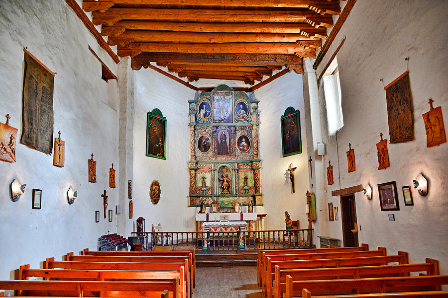 San Miguel Chapel All Quiet Photograph by Robert Meyers-Lussier