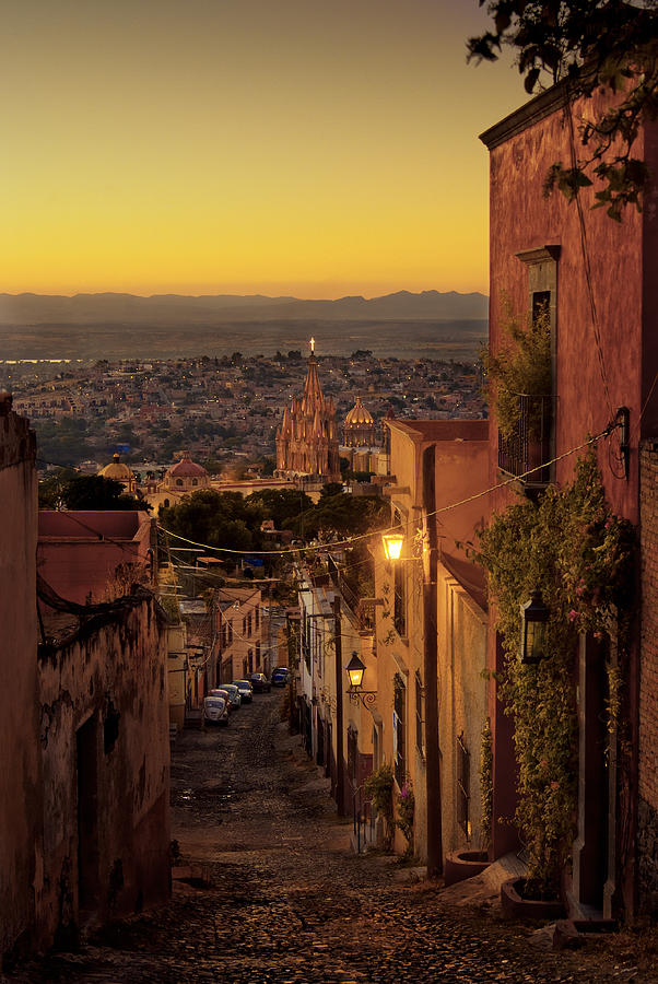 Architecture Photograph - San Miguel de Allende Sunset by Dusty Demerson