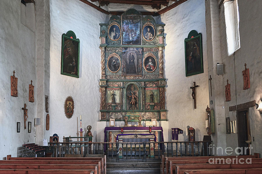 San Miguel Mission Altar Photograph