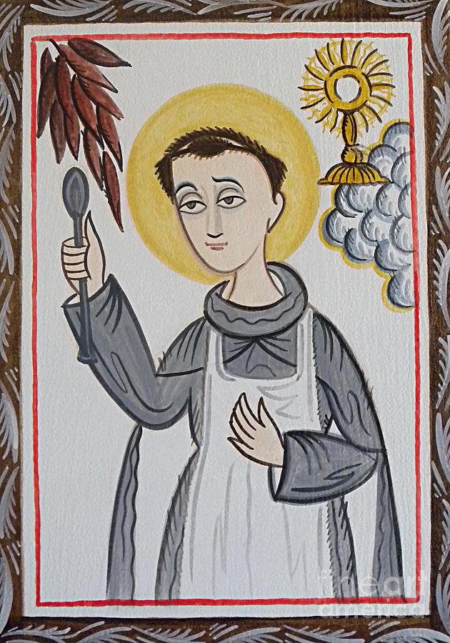 San Pascual Bailon - St. Pascal Baylon - AOPBA Painting by Br Arturo ...