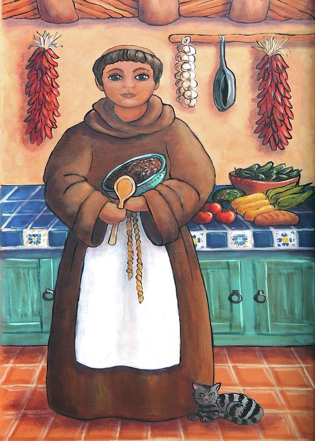 Vegetable Painting - San Pascual in Brown by Candy Mayer