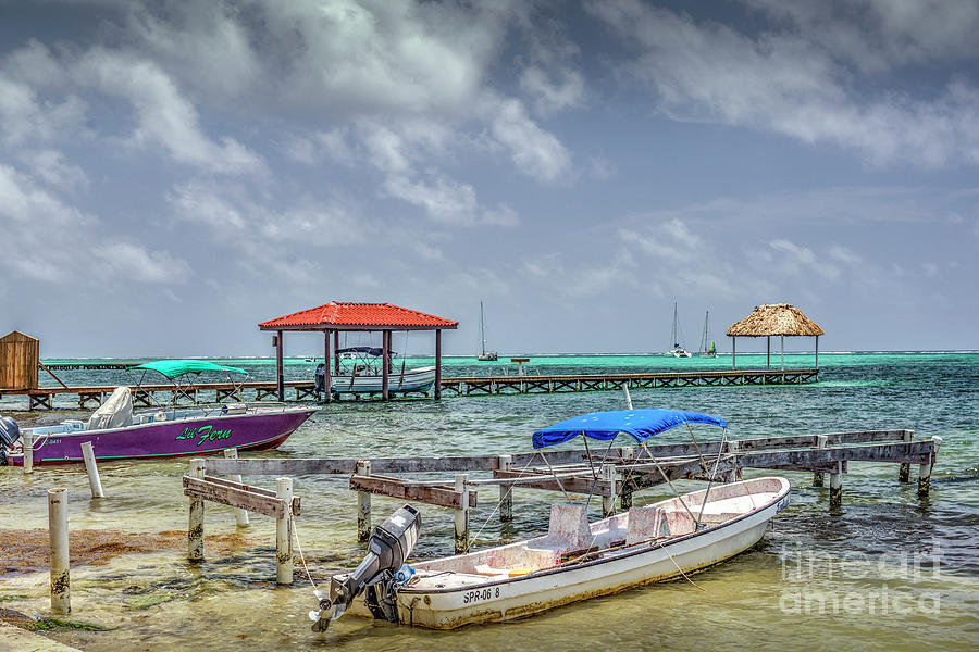 San Pedro Belize C.A. 14 Photograph by David Zanzinger