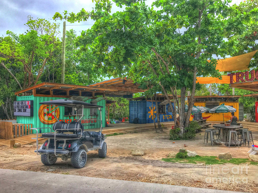 San Pedro Belize Truck Stop Photograph by David Zanzinger