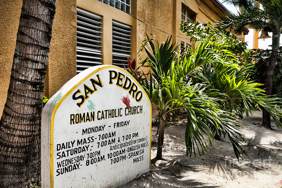 San Pedro Roman Catholic Church Photograph by Lawrence Burry