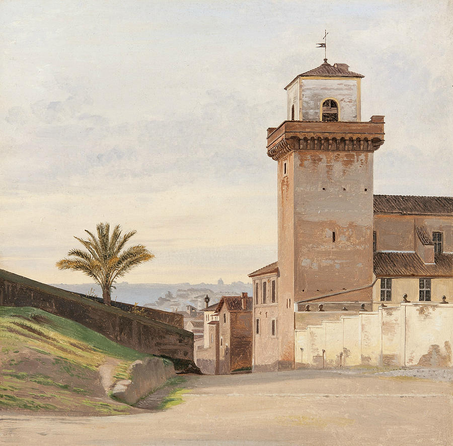 San Pietro in Vincoli Painting by Constantin Hansen