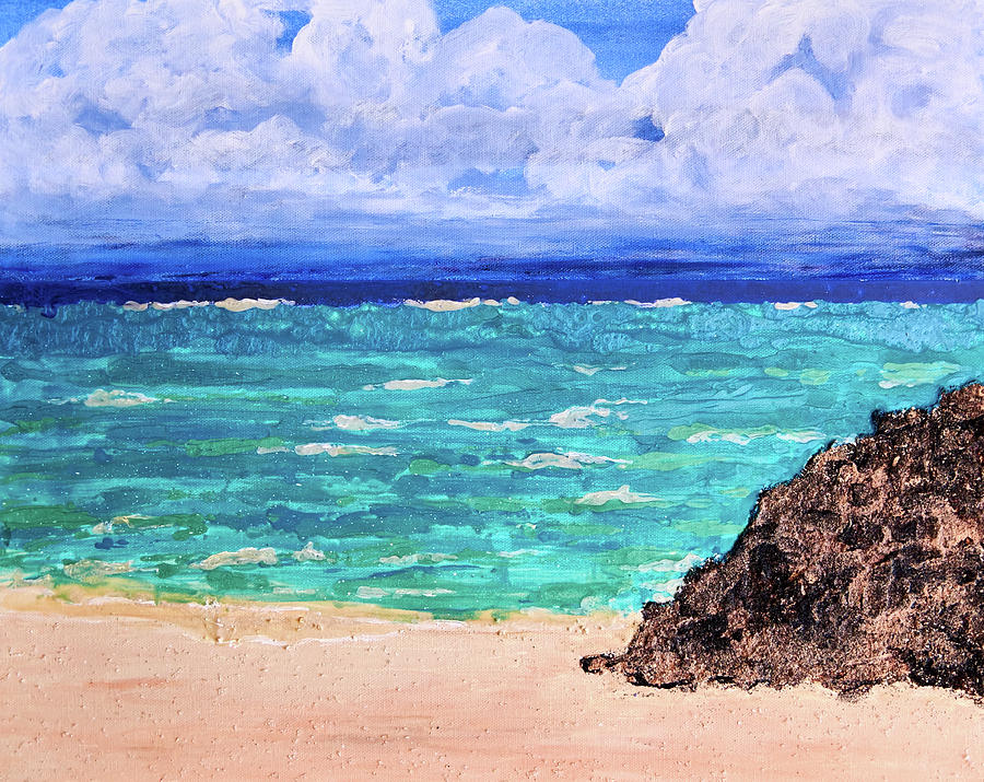 San Salvador Sands Painting by Patricia Beebe