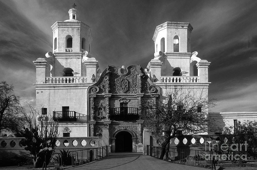 San Xavier del Bac Mission Photograph by Sandra Bronstein - Fine Art ...