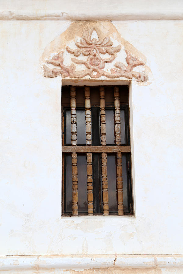 San Xavier del Bac Window Detail Photograph by Mary Bedy