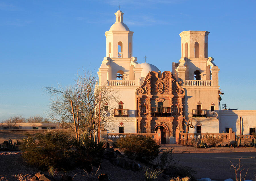 San Xavier Mission Photograph by Mauverneen Zufa Blevins | Fine Art America